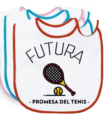 Babero Futura promesa del Tenis