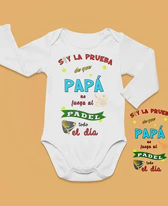 Body Papá no juega todo el día al Pádel