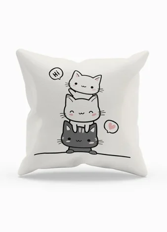 Funda de cojín de Gatitos