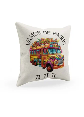 Cojín Vamos de paseo Pi Pi Pi