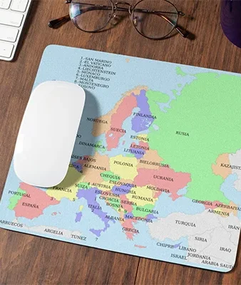 Alfombrilla ratón mapa de Europa