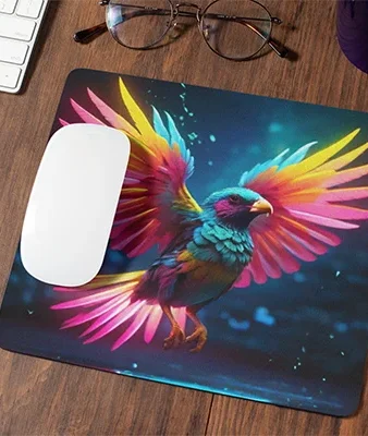 Alfombrilla ratón Pájaro colorido