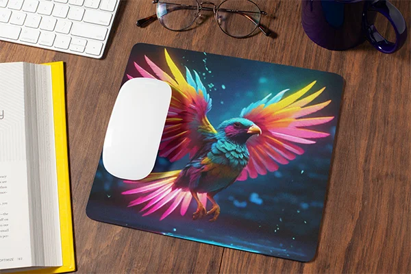 pajaro-colorido-alfombrilla-raton-