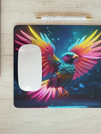 Alfombrilla ratón Pájaro colorido