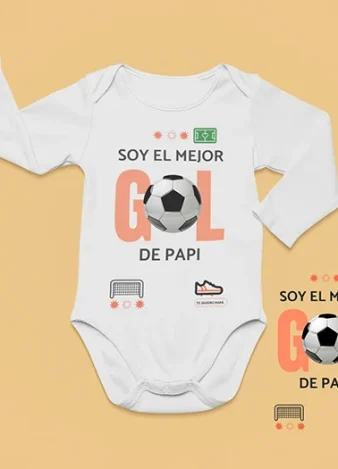 Body bebé Soy el mejor gol de Papi