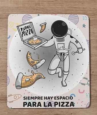 Alfombrilla Siempre hay espacio para la pizza
