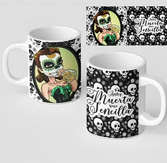 Taza Antes muerta que sencilla