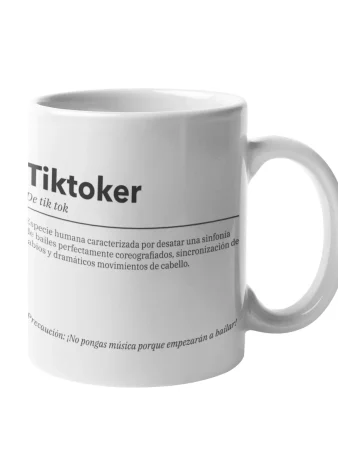 Taza definición de TikToker
