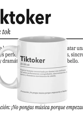 Taza definición de TikToker