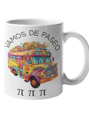 Taza Vamos de paseo PI PI PI