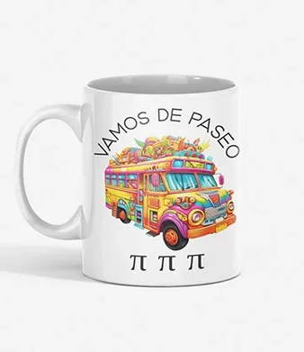 Taza Vamos de paseo PI PI PI