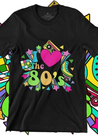 Camiseta I love the 80´s