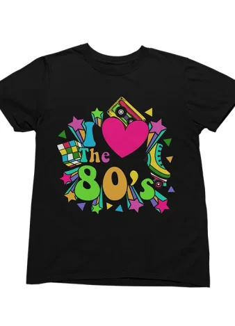 Camiseta I love the 80´s