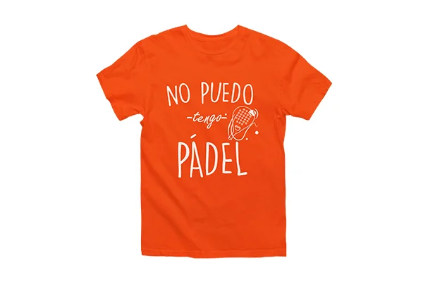 camiseta-no-puedo-tengo-padel-naranja