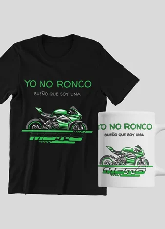 Pack Yo no ronco sueño que soy una moto