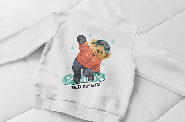 sudadera-blanca-niño-oso-snowboard-sin-capucha