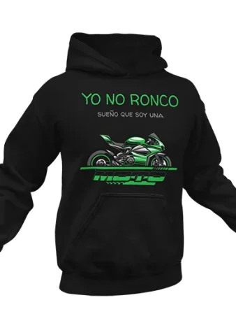 Sudadera Yo no ronco sueño que soy una moto