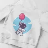 sudadera-niña-o-blanca-astronauta-sin-capucha sudadera-niña-o-blanca-astronauta-sin-capucha
