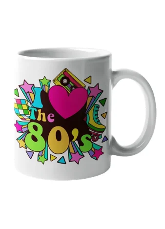 Taza I love 80´s