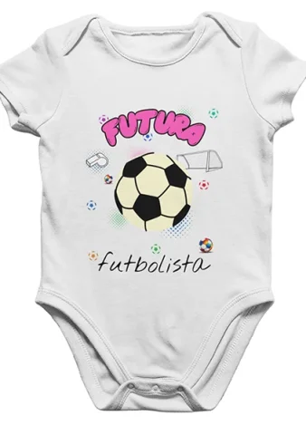 Body para bebé Futura/o Futbolista