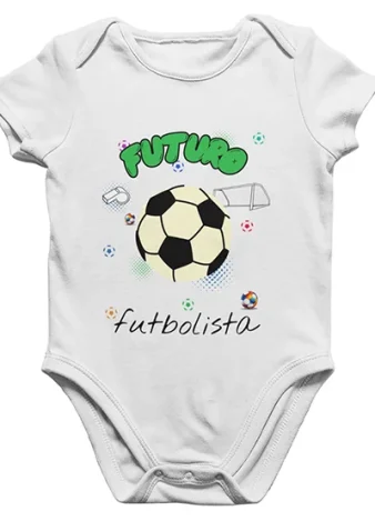 Body para bebé Futura/o Futbolista