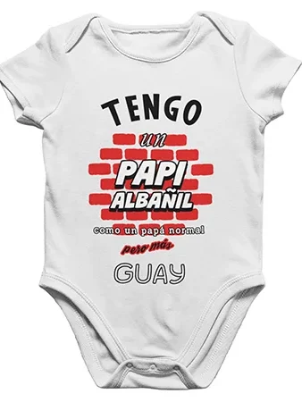Body para bebé Papá Albañil