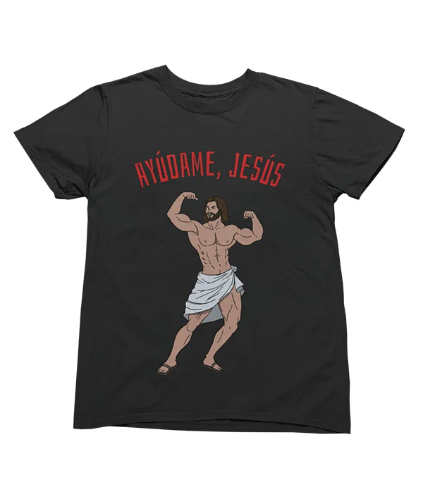 camiseta-ayudame-jesus-gris