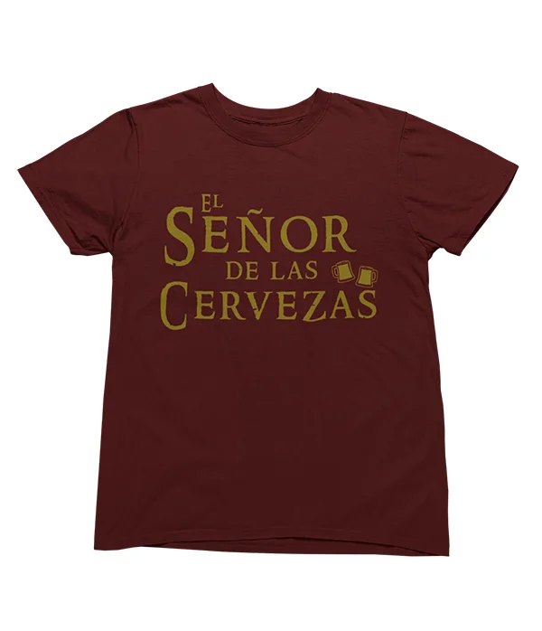 camiseta-el-señor-de-las-cervezas-color-granate