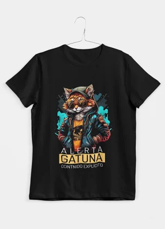 Camiseta infantil Alerta Gatuna
