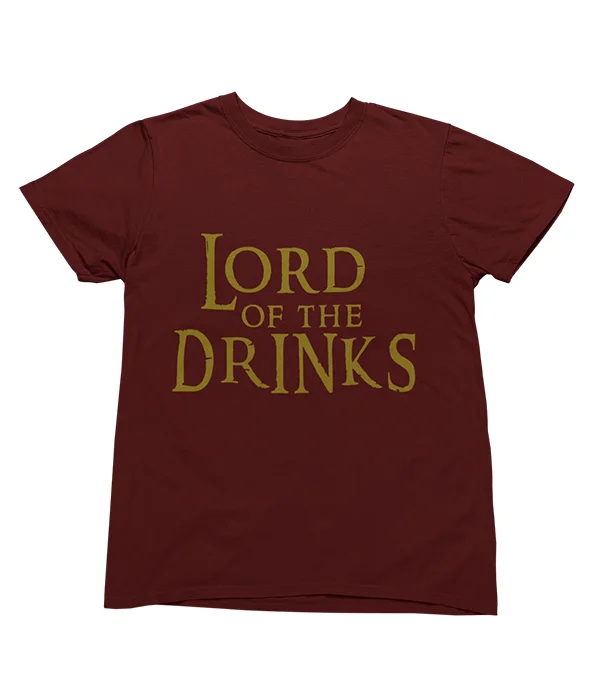 camiseta-lord-of-the-drinks-granate