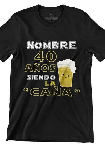 Camiseta Personalizable siendo la caña