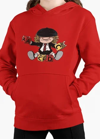 Sudadera baby Angus Young – Roja