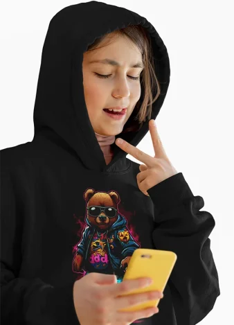 Sudadera infantil Oso Cool