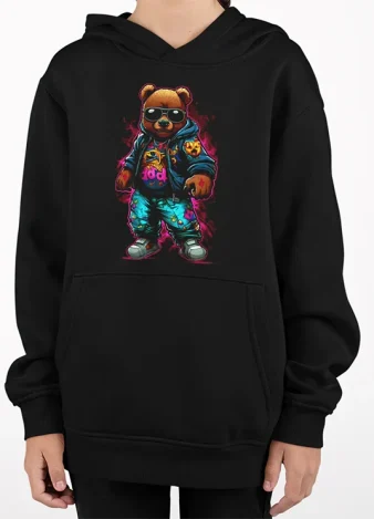 Sudadera infantil Oso Cool – Con Capucha