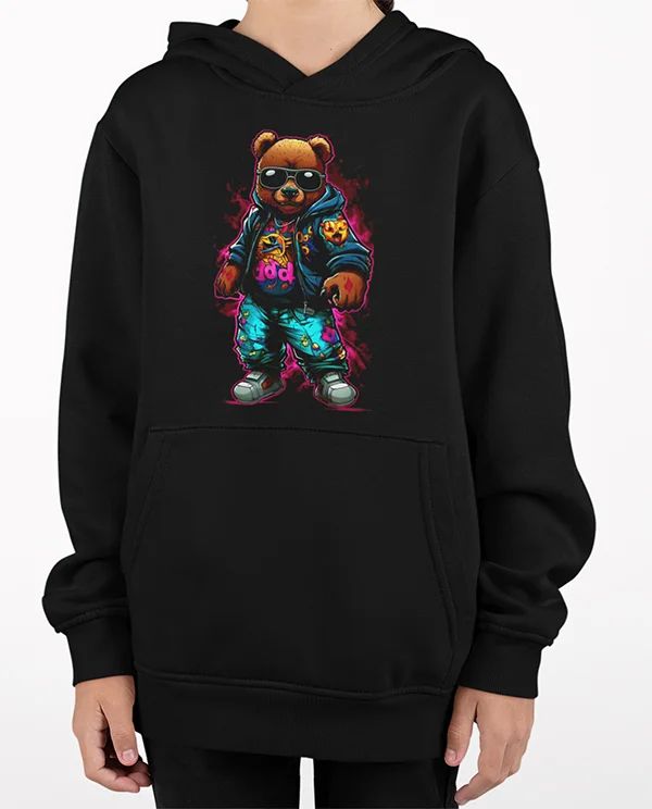 sudadera-niños-oso-cool-capucha
