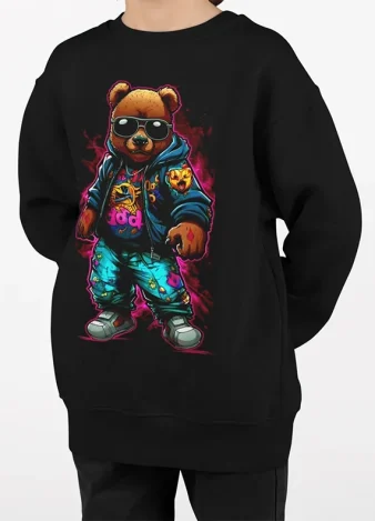 Sudadera infantil Oso Cool