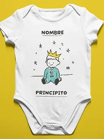 Body bebé Principito personalizable