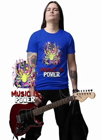 Camiseta Music is power