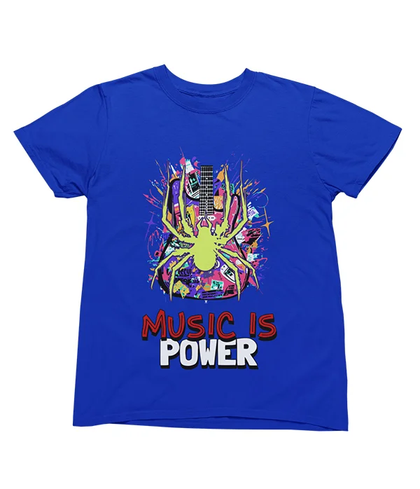 camiseta-superman-music-is-power-azul-royal