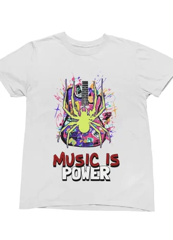 Camiseta Music is power