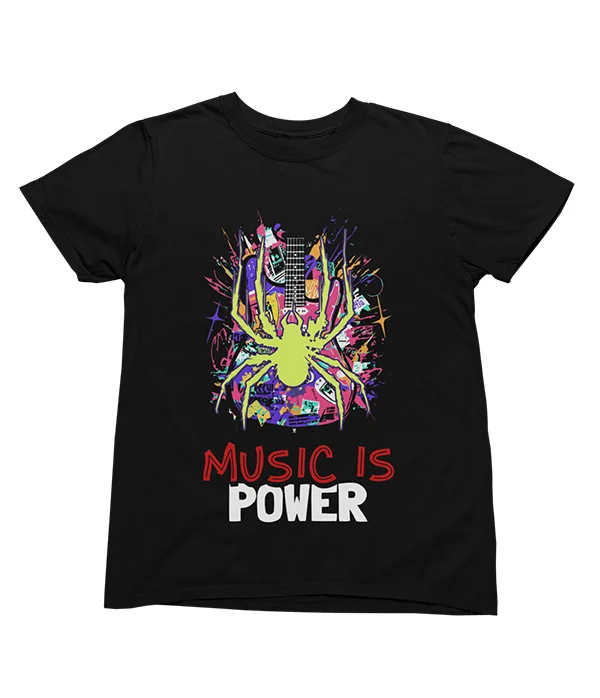 camiseta-superman-music-is-power-negro