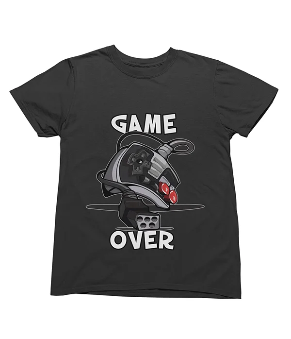 camiseta-gamer-game-over-gris-ceniza