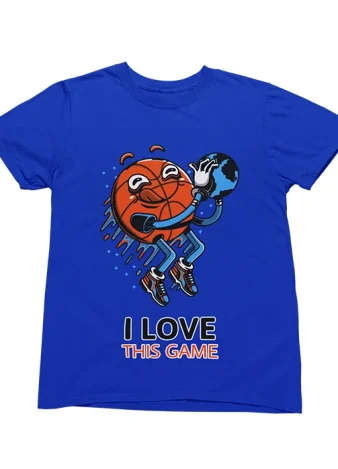Camiseta I love this Game – Azul