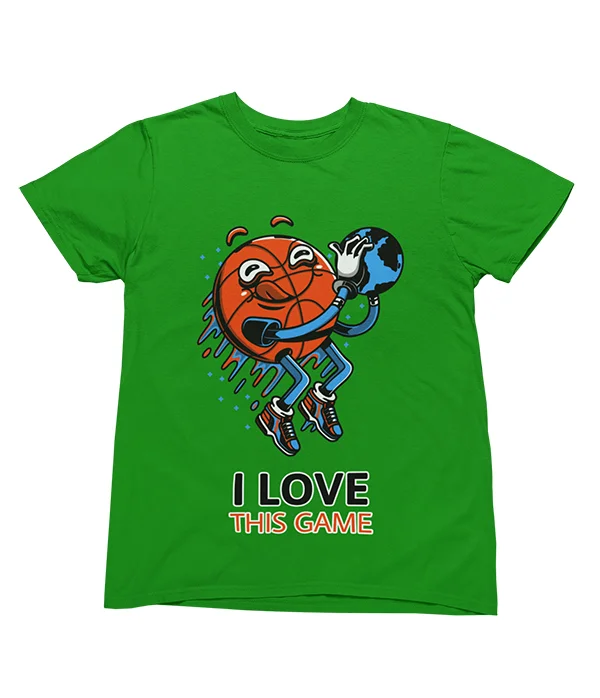 camiseta-i-love-this-game-baloncesto-verde