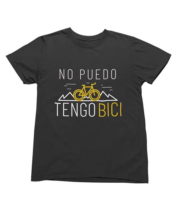 camiseta-no-puedo-tengo-bici-gris