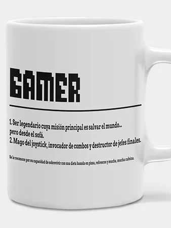 Taza definición de Gamer