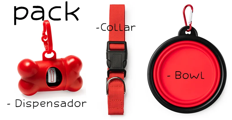 pack-para-mascota-collar-dispensador-mas-bowl-rojo pack-para-mascota-collar-dispensador-mas-bowl-rojo