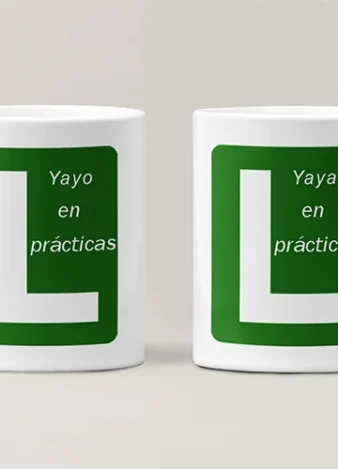Taza Yayo o yaya en prácticas