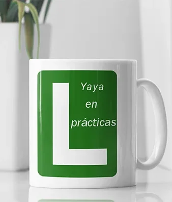 Taza Yayo o yaya en prácticas