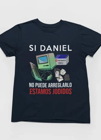 Camiseta Si no puede arreglarlo estamos jodidos – Azul marino